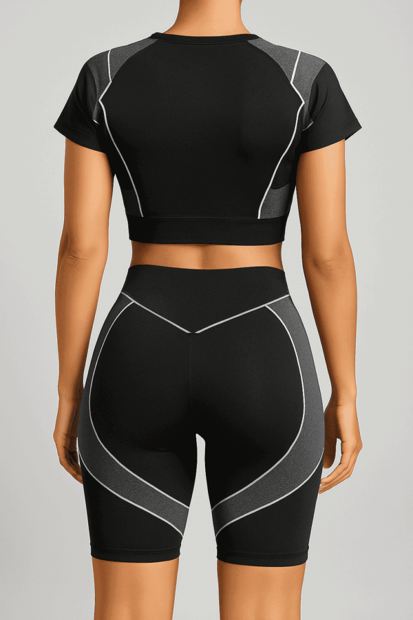 black-suitshorts