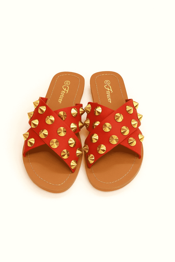 reddottedgreyslippers